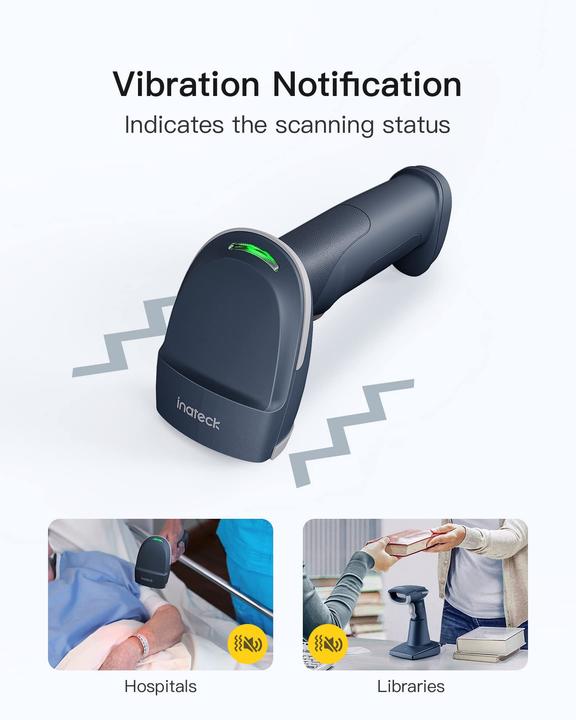 Produktbild Inateck Barcodescanner 54 blue (BCST-52 blue) (2D-Barcodes)
