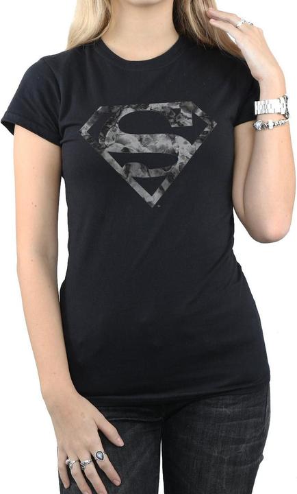 Immagine prodotto Superman Marble Logo Maglietta Donna (XXL)
