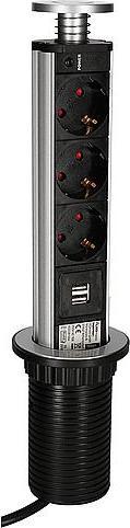 Produktbild LEDmaxx Steckdosenturm (3 x, USB-A, CEE 7/3, 1.80 m)