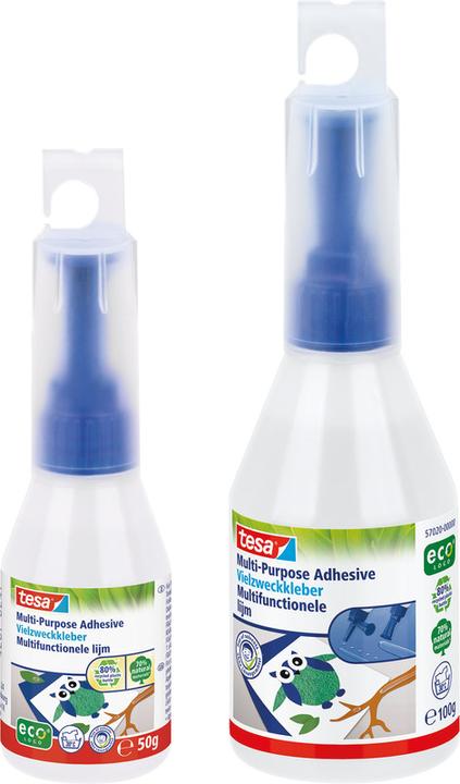 Actual product image tesa All-purpose adhesive ecoLogo 1 piece, Transparent (100 g, 1 ml)