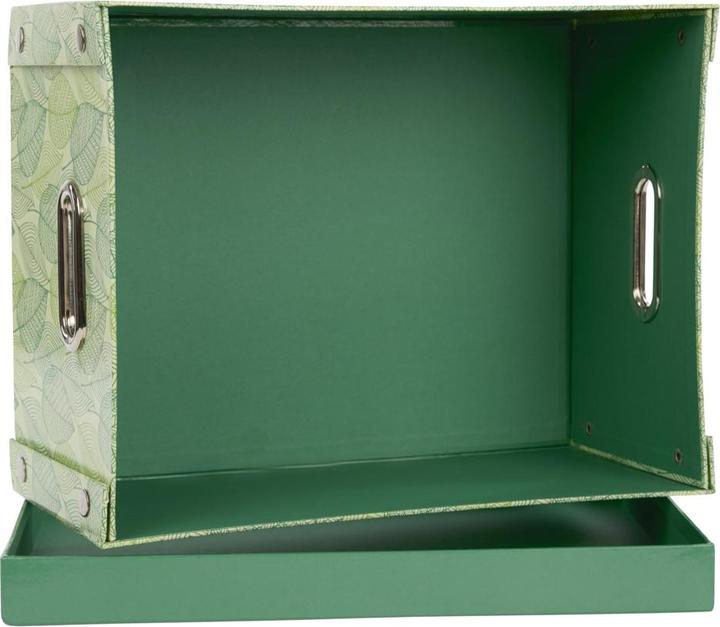Actual product image Idena Storage box foldable green 37.5x28x18cm