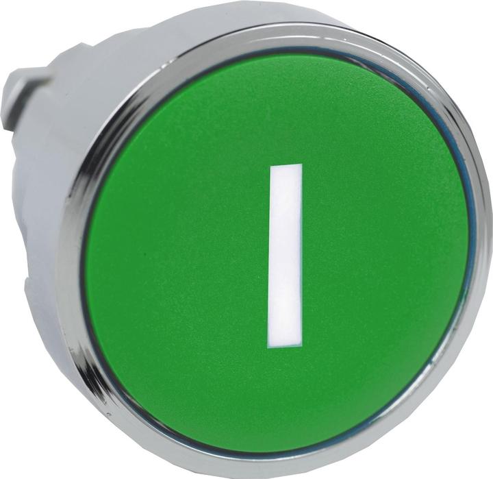 Actual product image Schneider Electric Push button 22mm "I" green