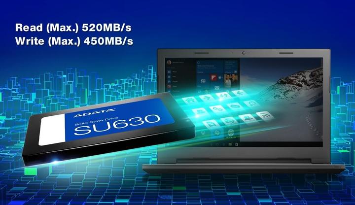 Actual product image Adata Ultimate SU630 (480 GB, 2.5")