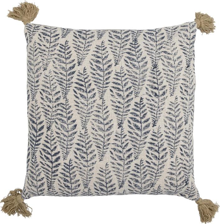 Produktbild Bloomingville Farida Cushion, Blue, Cotton (45 x 45 cm)