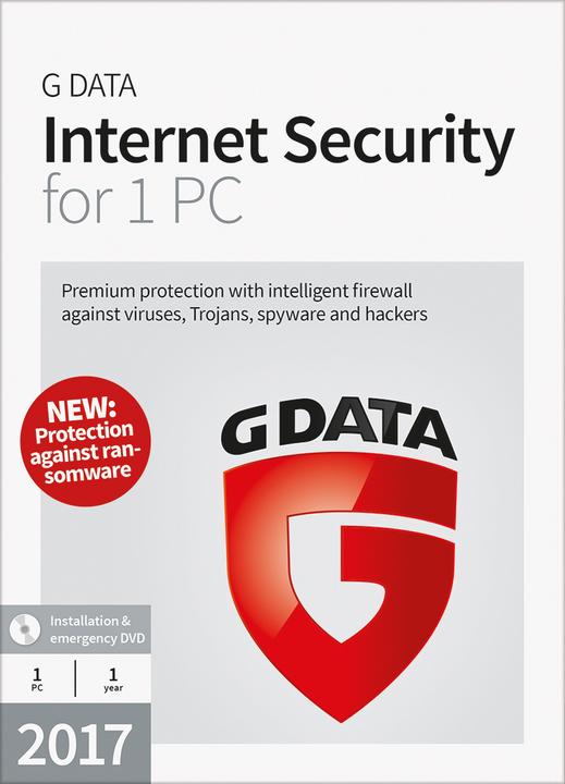 G Data Internet Security 2017 1Y 1U (1 User, 12 Monate)