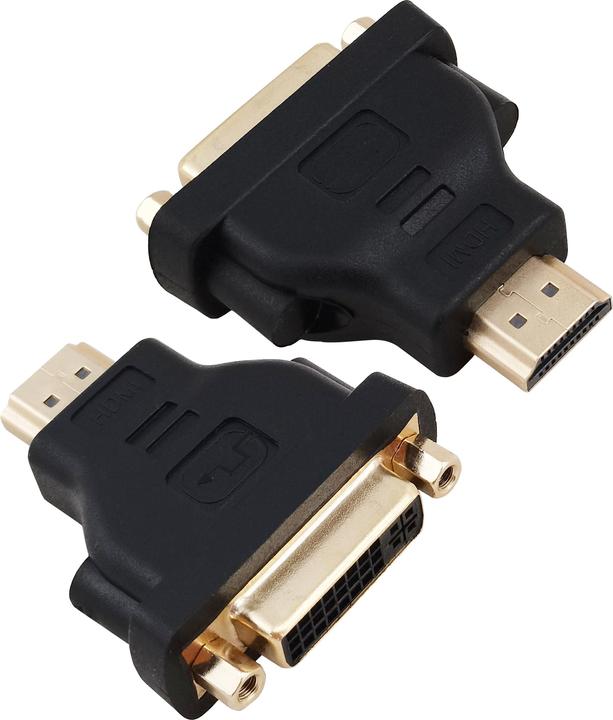 Helos Videoadapter HDMI männlich zu DVI-I weiblich (DVI, HDMI)