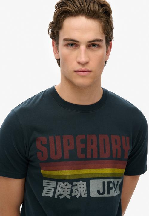 Actual product image Superdry Japan Stripe Relaxed Tee (S)