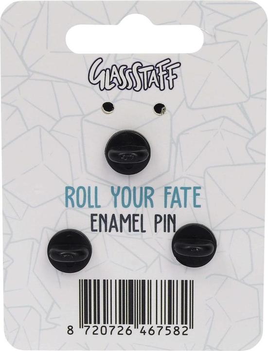 Actual product image Glass Staff Anstecker Roll Your Fate Spinner Mehrfarbig