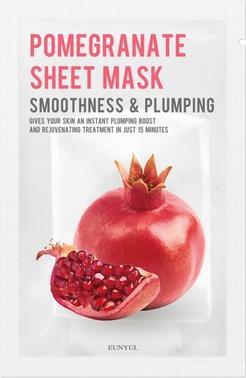 Eunyul Sheet Mask Pomegranate firming and smoothing face mask with pomegranate 22ml (22 ml)