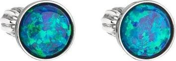 Immagine prodotto Evolution Group Silver Earrings With Green Synthetic Opal 11001.3 Green