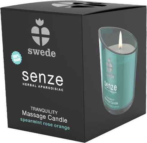 Image du produit Swede Senze Tranquility Massage Candle Spearmint Rose Orange 150 ml (150 ml)