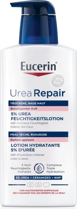 Produktbild Eucerin Urea Repair 5% Urea Feuchtigkeitslotion mit beruhigendem Duft (Körpercreme, 400 ml)