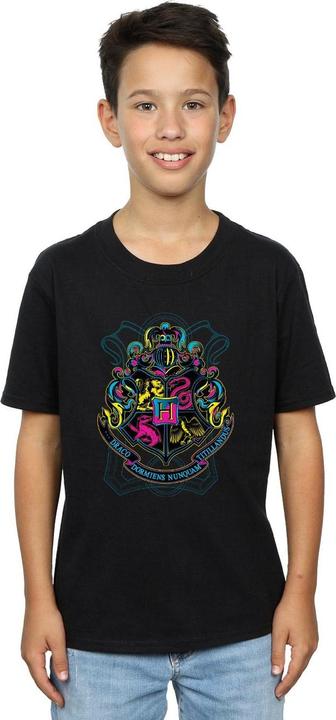 Produktbild Neon Hogwarts Crest TShirt Jungen (152, 158)