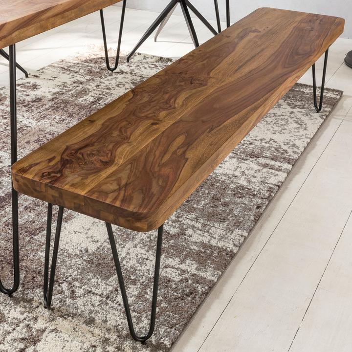 Actual product image FineBuy Dining Bench Brown (40 cm)