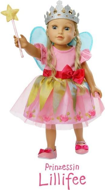 Produktbild Heless Puppenkleid "Prinzessin Lillifee" mit pinker Schleife, Gr. 35-45 cm
