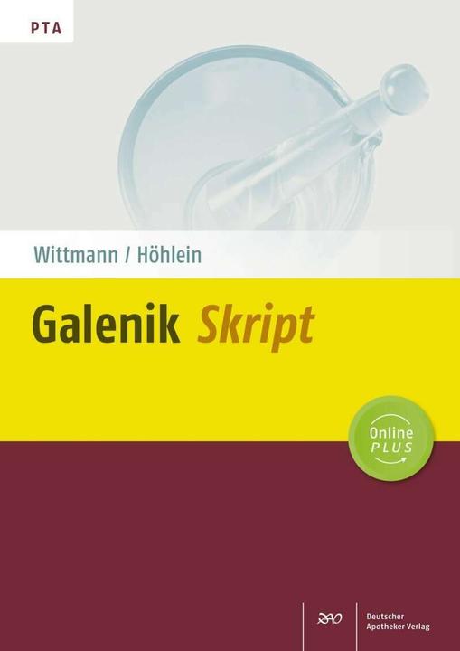 Actual product image Galenik-Skript (German, Mathias Höhlein, Jutta Wittmann, 2017)