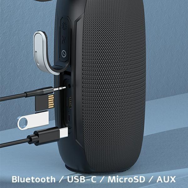 Actual product image Awei Y370 speaker black (8 h, Rechargeable battery operated)