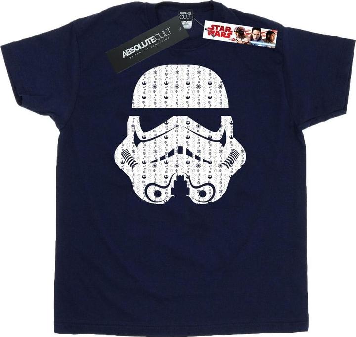 Star Wars Christmas Stormtrooper Helmet TShirt (XL)