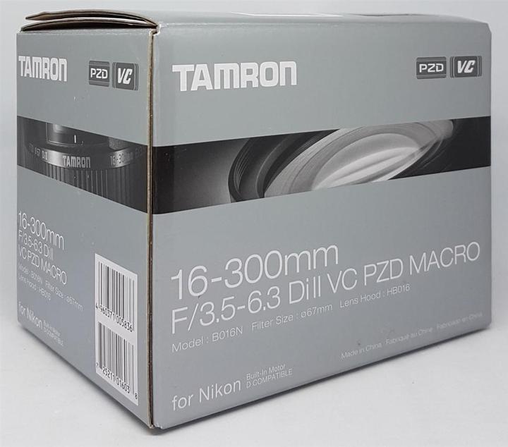 Actual product image Tamron 16-300mm f/3.5-6.3 Di II VC PZD, Nikon F (Nikon F, APS-C / DX)