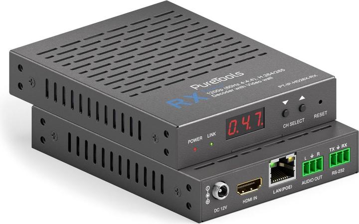 Immagine prodotto Purelink Ricevitore HDMI IP Puretools, H.264/265 IP (RJ45 (1x))