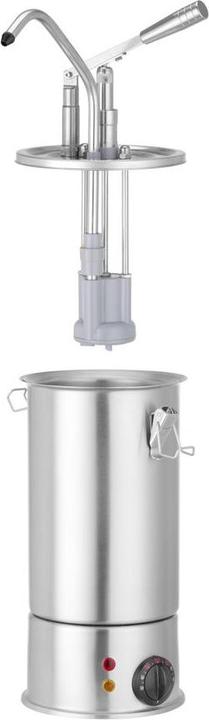 Actual product image Hendi -Litre stainless steel sauce warmer with dispenser, V/W,(H)mm