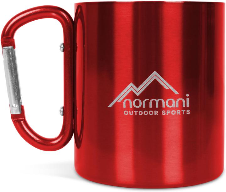Produktbild Normani Edelstahl Tasse 330 ml mit Karabinerhaken Wisconsin