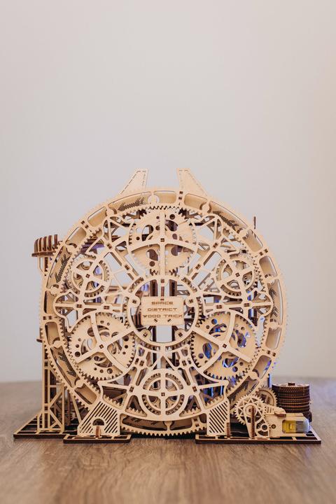Image du produit Wood Trick Circuit de billes Galaxy - Kit de construction en bois 3D