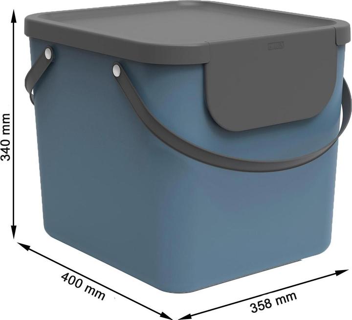 Actual product image Rotho Set waste separation system 3 pcs ALBULA (120 l)