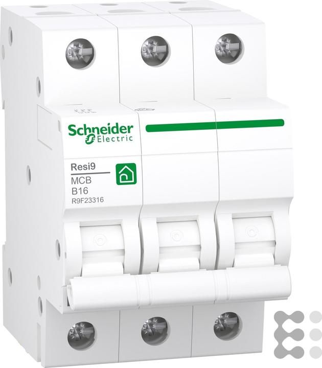 Produktbild Schneider Electric Automat B 16A 3-polig R9F23316 Resi9