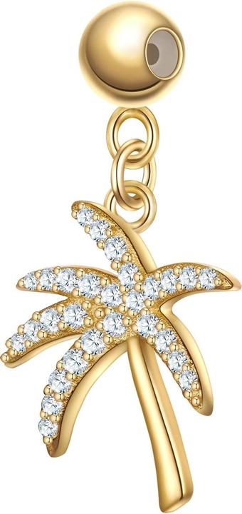 Actual product image Glanzstücke München Ladies charm palm tree - 36866 (Sterling Silver)