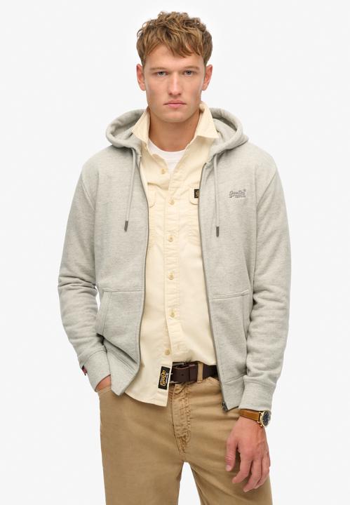 Actual product image Superdry Sweatjacke Casual Figurbetont Essential Logo Zip Hoodie (S)