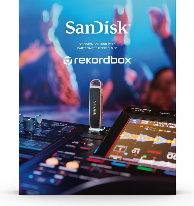 Actual product image SanDisk DJ Flash Drive 512GB (512 GB, USB-A, USB-C)