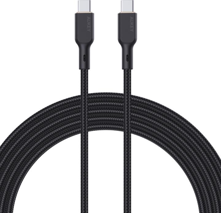 Aukey USB-C Cable, 100W, 1m - Black (1 m, 100 W)