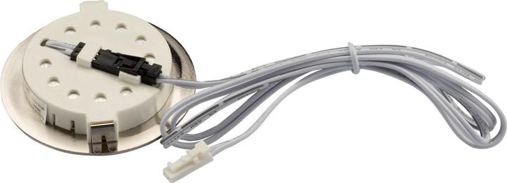 Produktbild Isoled LED Möbeleinbaustrahler MiniAMP silber, 2W, 12V DC warmweiss 3000K, dimmbar