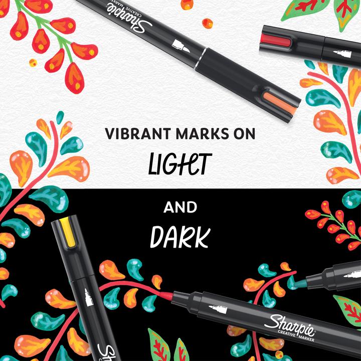 Actual product image Sharpie Creative Akryl Paint Marker | Bullet spids | Hvid | 6 stk (White, 6 x)