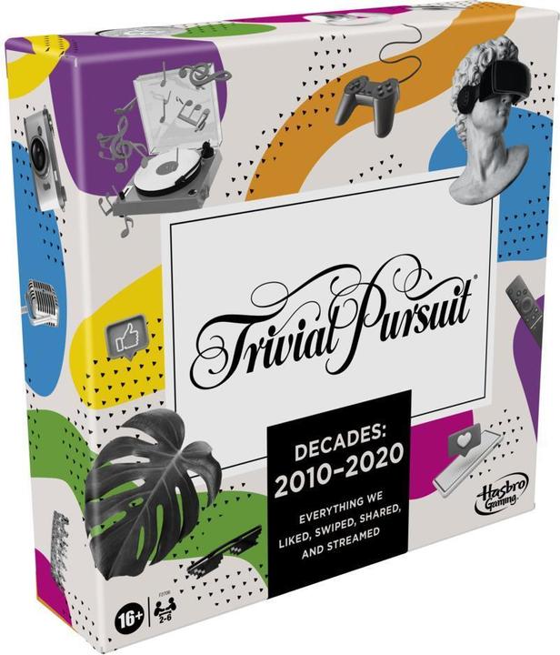 Actual product image Hasbro Gaming Trivial Pursuit Decades 2010 to 2020 (Swedish)