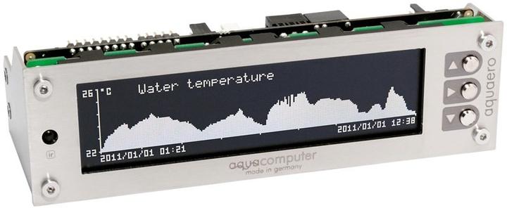 Actual product image Aqua Computer aquaero 6 PRO USB fan controller, graphic LCD