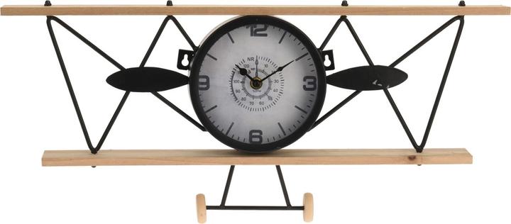 HTI-Living Wanduhr Flugzeug
