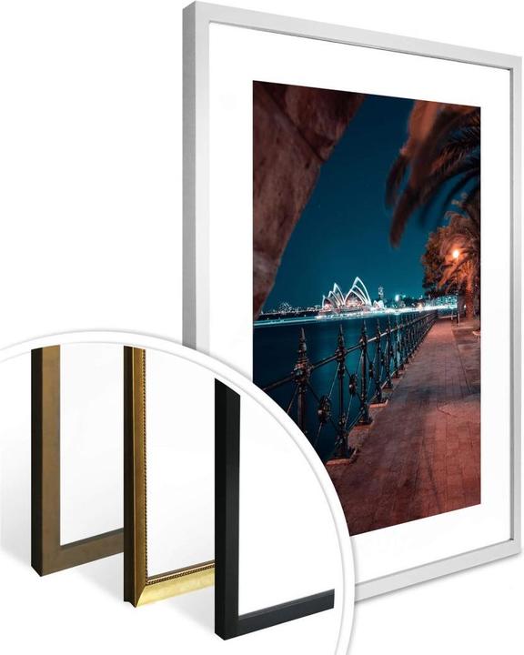 Image du produit Trenddeko Sydney de nuit - La promenade (30 x 40 cm)