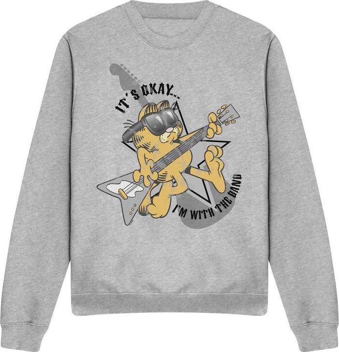 Immagine prodotto Garfield I'm with the Band Felpa Adulto Unisex (L)