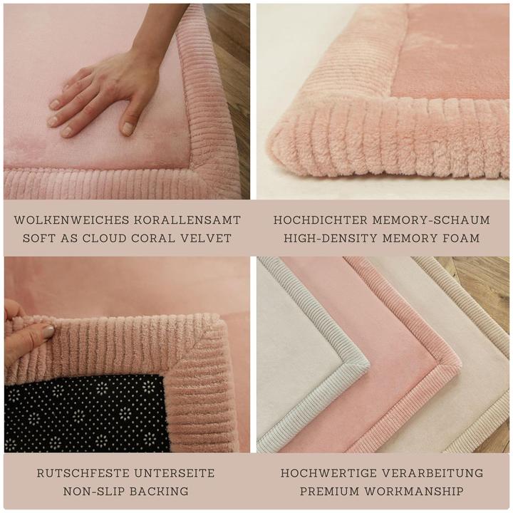 Actual product image Hakuna Matte XXL velvet mat, cloud (200 x 150 cm)