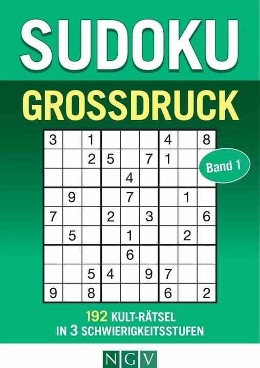 Sudoku Grossdruck - Band 1 (Tedesco, 2024)