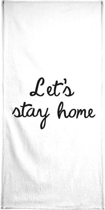 Actual product image Juniqe Let's Stay Home - Housewarmings (70 x 140 cm)