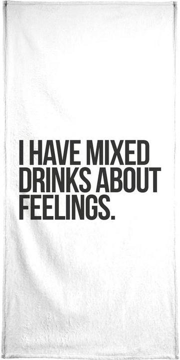 Image du produit Juniqe Mixed Drinks - Citations et slogans (70 x 140 cm)