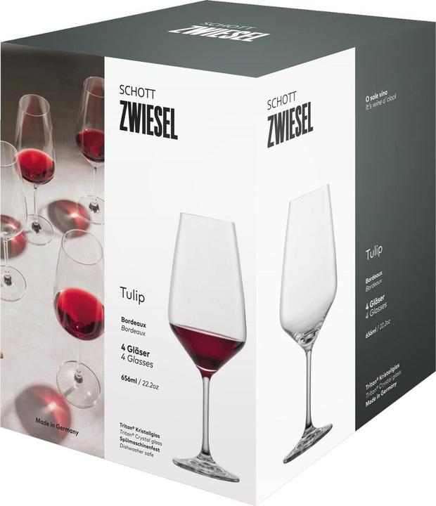 Image du produit Schott Zwiesel Verre à bordeaux Tulip 130 4 pièces (65.60 cl, 4 Verres, Verres à vin rouge)