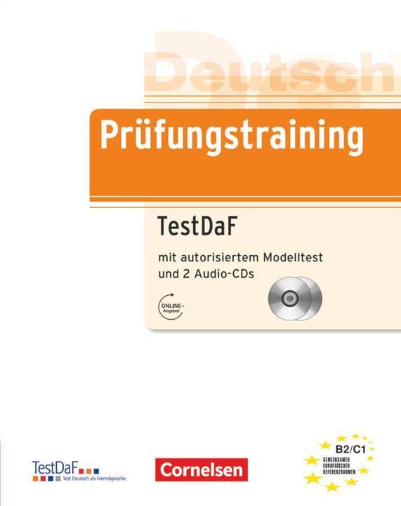 Actual product image German exam training. TestDaF (German, Carola, Elisabeth/Heine, 2008)