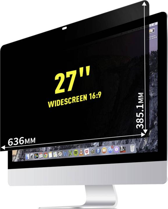 Produktbild Renkforce RF-MPSIMAC-270 Blickschutzfolie 68,6cm (27 ) Bildformat: 16:9 RF-6026106 Passend für Mode (25.04", 16 : 9)