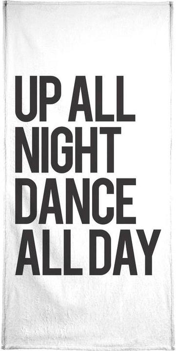 Image du produit Juniqe Up all night - Citations et slogans (70 x 140 cm)