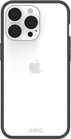 Pela Clear - Custodia ecologica per iPhone 13 Pro - Nero (Apple iPhone 13 Pro)