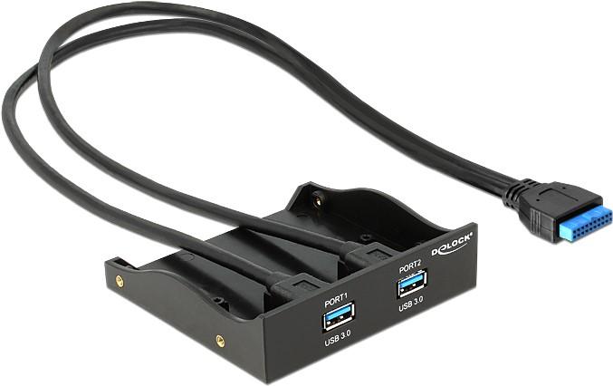 Actual product image Delock USB3.0 Front Panel 2-Port (0.60 m, USB 3.0)